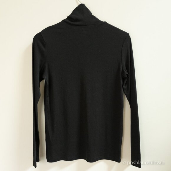 Uniqlo Women's Supima Cotton Modal Long-Sleeve Turtleneck – Bundle of 2 – Size L - Picture 5 of 9